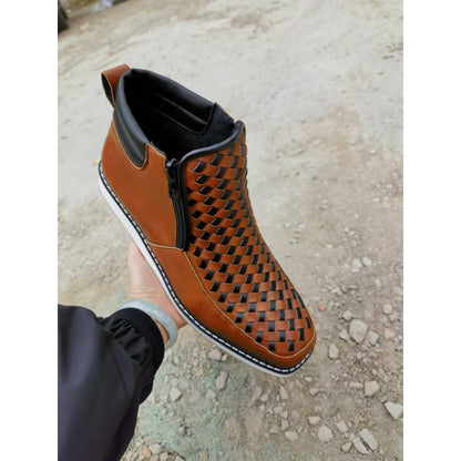 Hand-knitted Boots