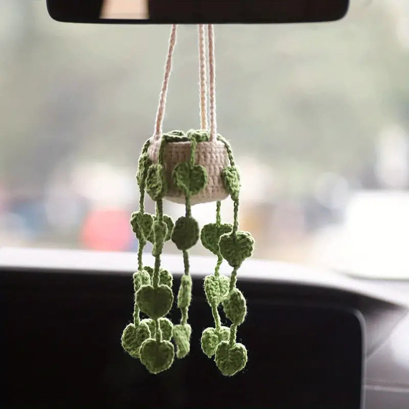 Hand Knitted Car Hanging Decorations