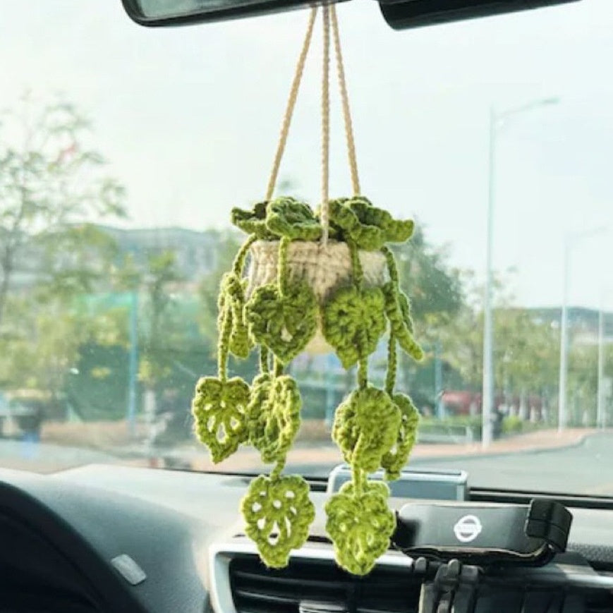 Hand Knitted Car Hanging Decorations