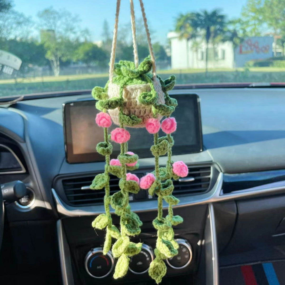 Hand Knitted Car Hanging Decorations