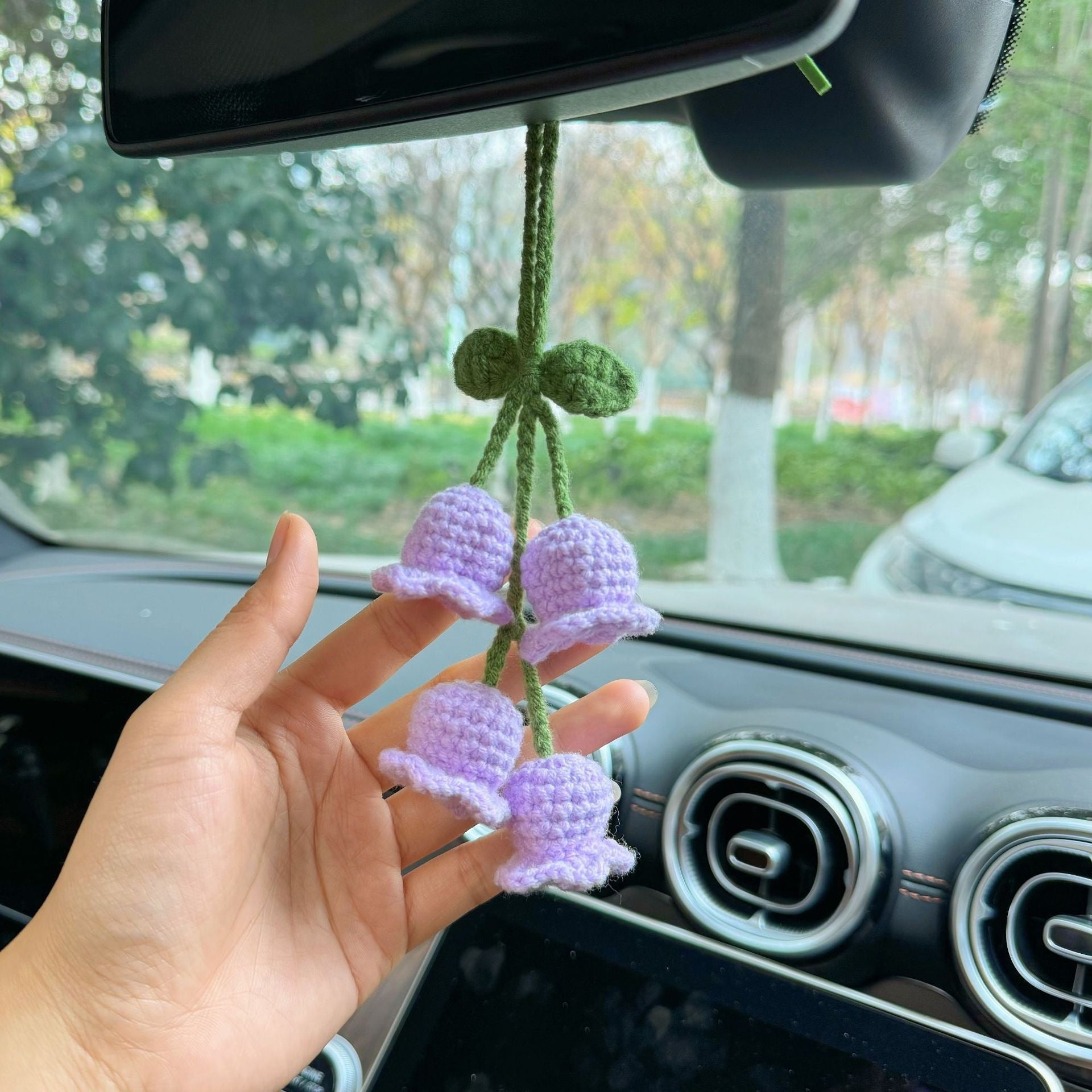 Hand Knitted Car Hanging Decorations
