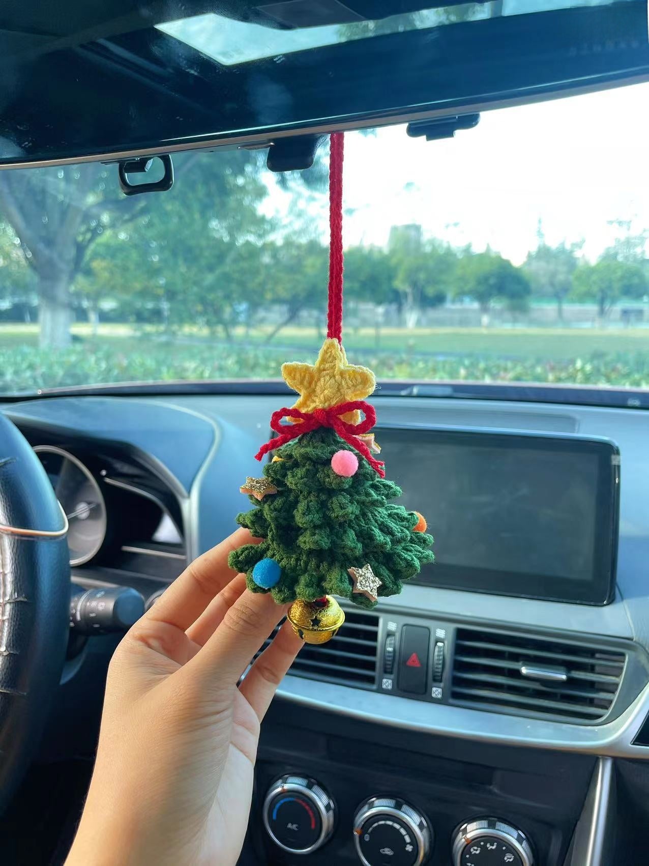 Hand Knitted Car Hanging Decorations