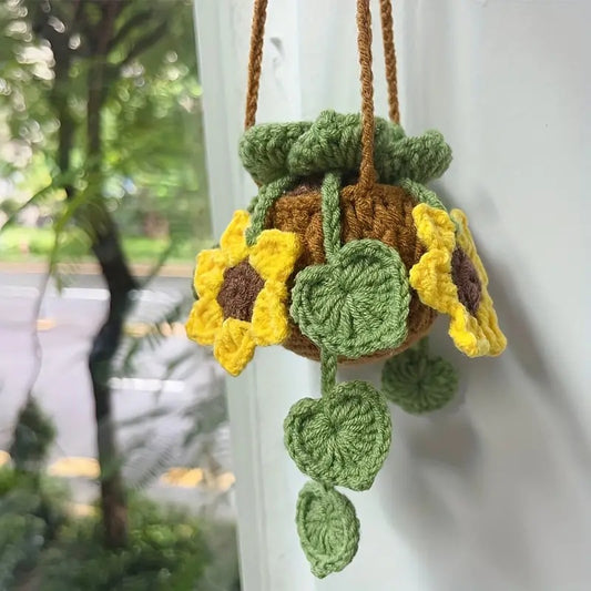 Hand Knitted Car Hanging Decorations