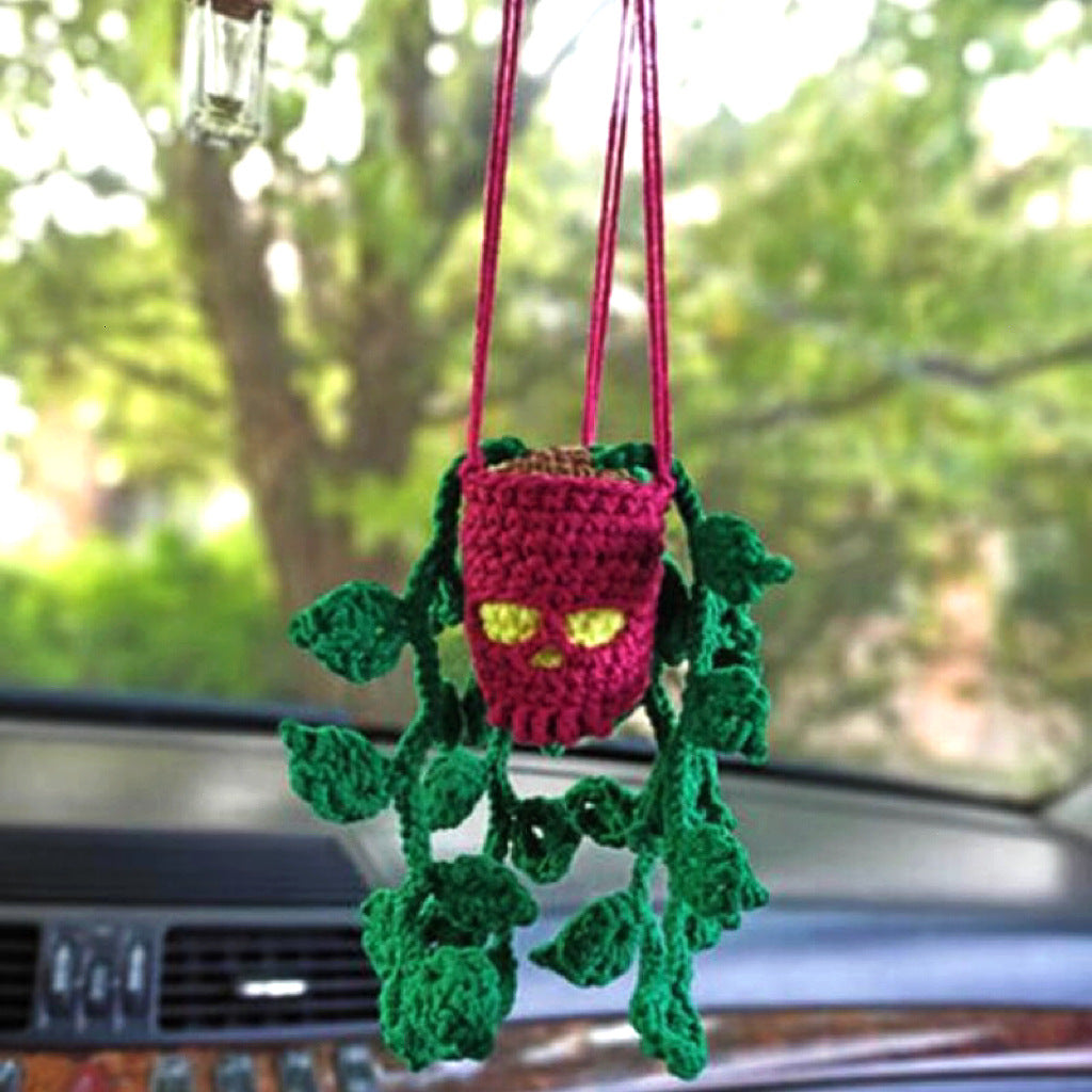 Hand Knitted Car Hanging Decorations