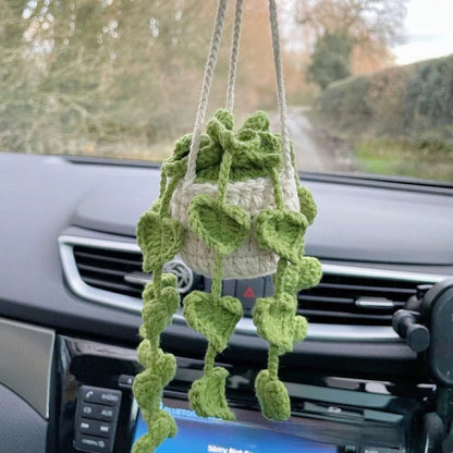 Hand Knitted Car Hanging Decorations