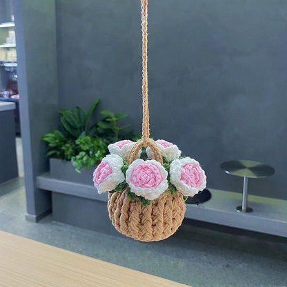 Hand Knitted Car Hanging Decorations