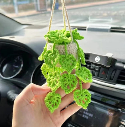 Hand Knitted Car Hanging Decorations