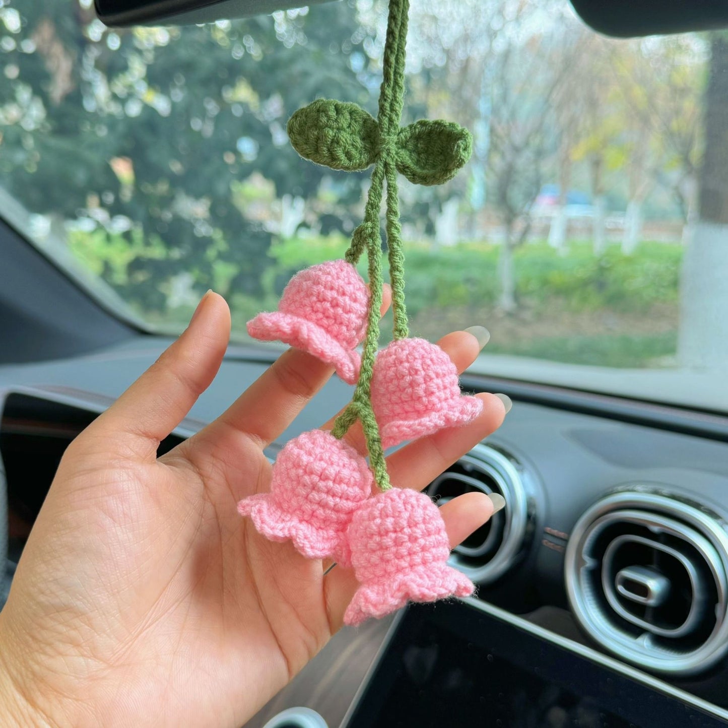 Hand Knitted Car Hanging Decorations