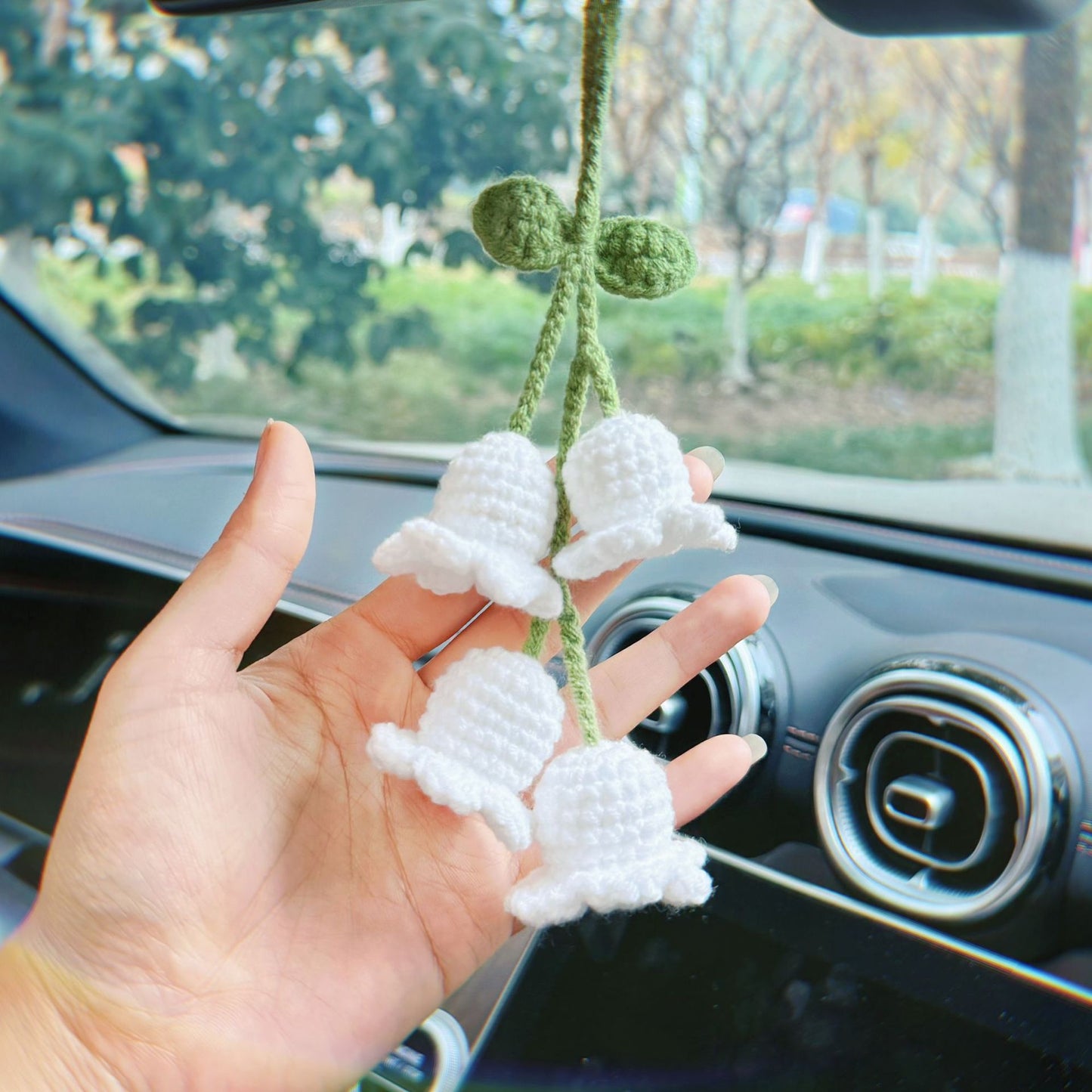 Hand Knitted Car Hanging Decorations