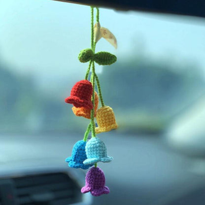 Hand Knitted Car Hanging Decorations