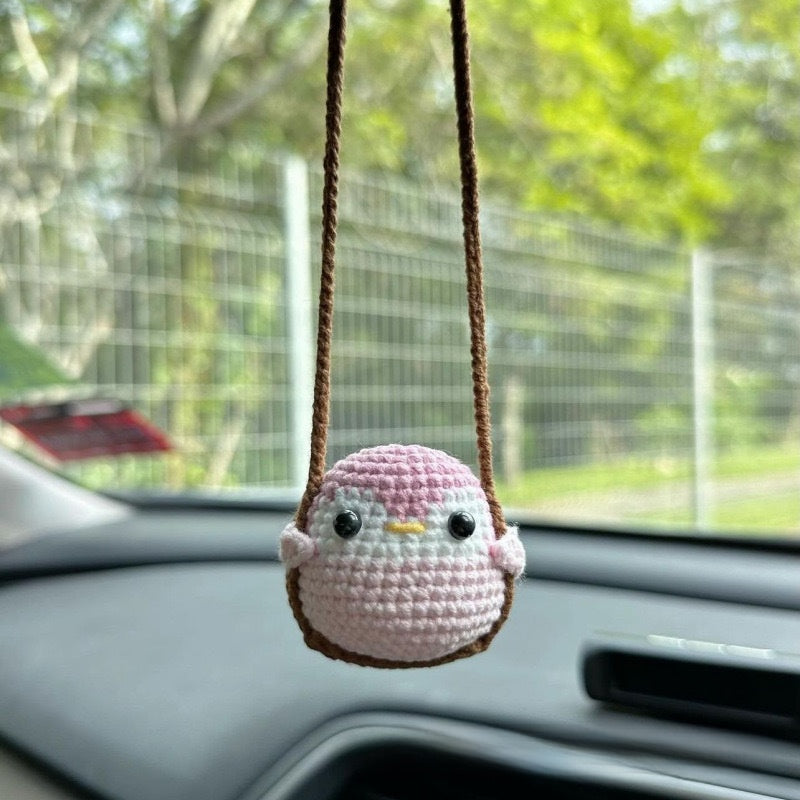 Hand Knitted Car Hanging Decorations