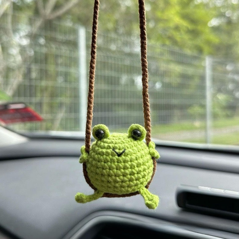 Hand Knitted Car Hanging Decorations