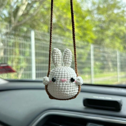 Hand Knitted Car Hanging Decorations