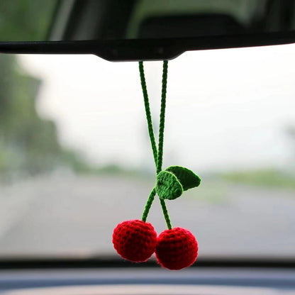 Hand Knitted Car Hanging Decorations
