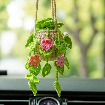 Hand Knitted Car Hanging Decorations