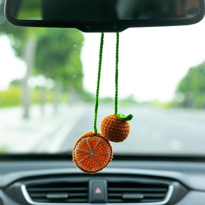 Hand Knitted Car Hanging Decorations