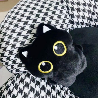 Hand-made Big-eyed Plush Cat Doll