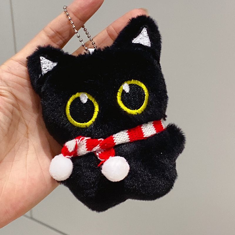 Hand-made Big-eyed Plush Cat Doll