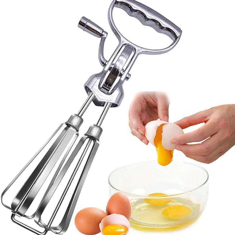 Hand-operated electroplating egg beater