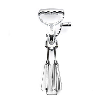 Hand-operated electroplating egg beater