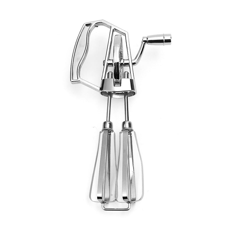 Hand-operated electroplating egg beater