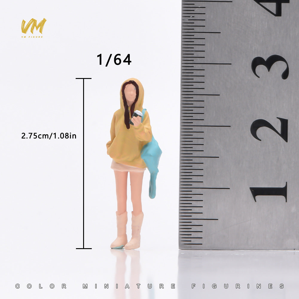Hand-Painted 1/64 Miniature Figure Collection