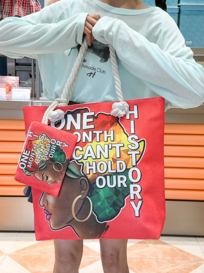 Hand-Painted Canvas Tote Bag
