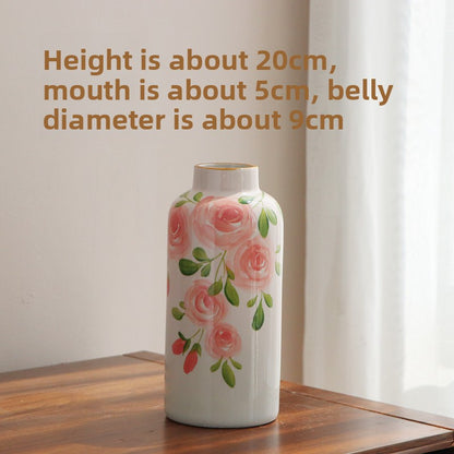 Hand Painted Ceramic Flower Vase