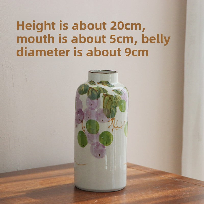 Hand Painted Ceramic Flower Vase