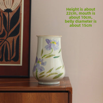 Hand Painted Ceramic Flower Vase