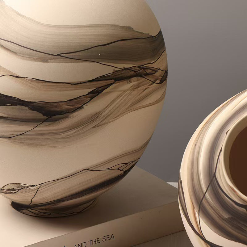 Hand-painted Ceramic Vase for Home Decoration
