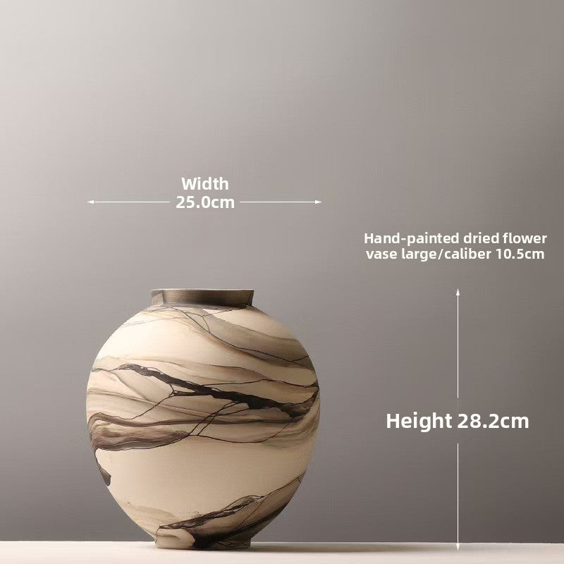 Hand-painted Ceramic Vase for Home Decoration