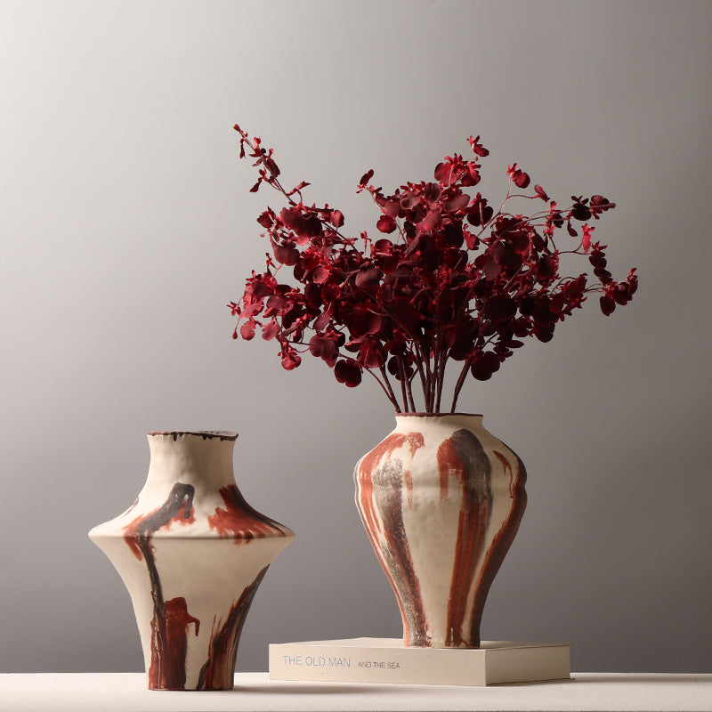 Hand Painted Ceramic Vase
