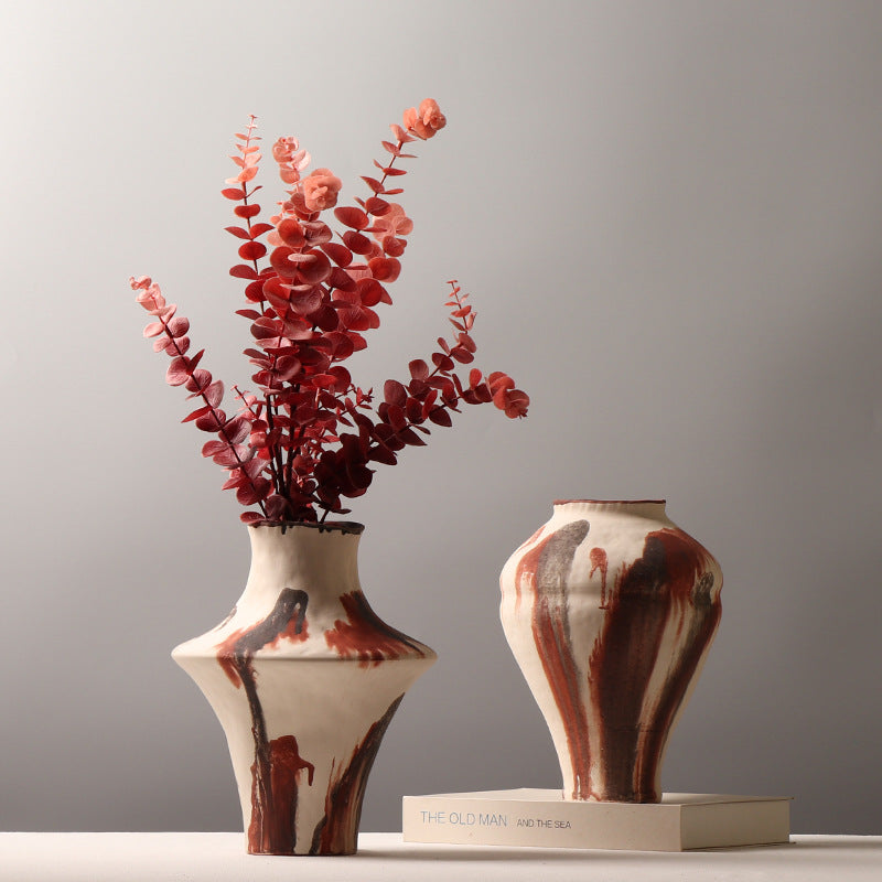 Hand Painted Ceramic Vase