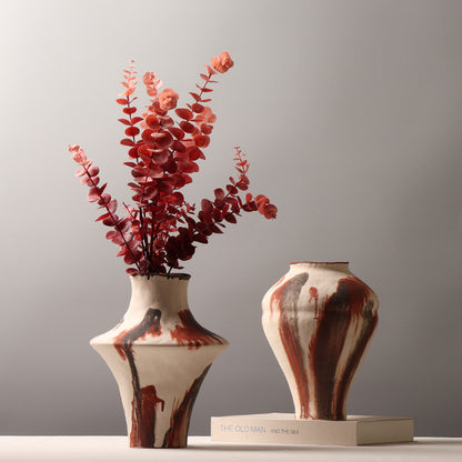 Hand Painted Ceramic Vase