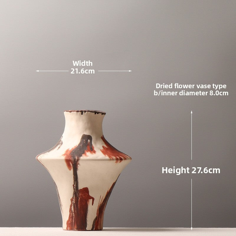 Hand Painted Ceramic Vase