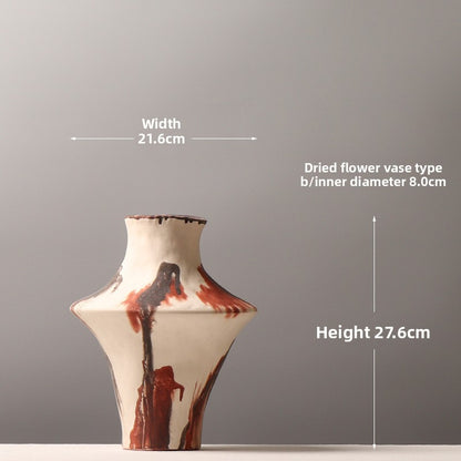 Hand Painted Ceramic Vase
