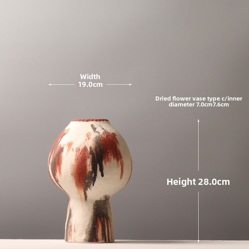Hand Painted Ceramic Vase