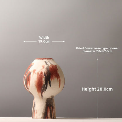 Hand Painted Ceramic Vase