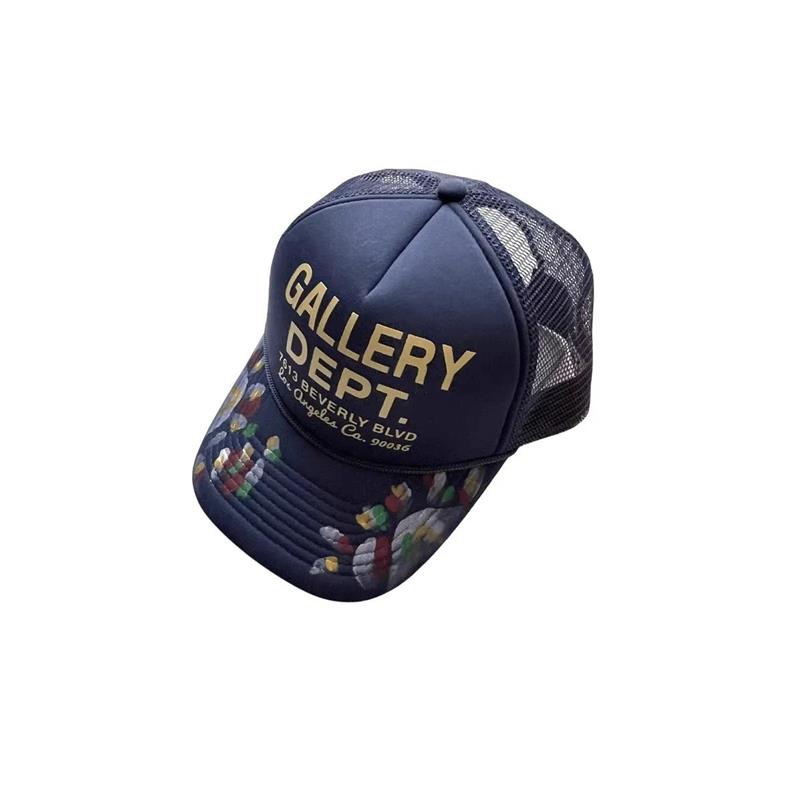 Hand-Painted Graffiti Mesh Baseball Cap