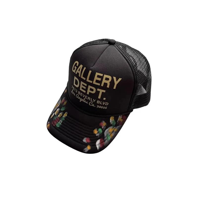 Hand-Painted Graffiti Mesh Baseball Cap