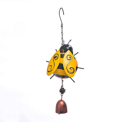 Hand-Painted Ladybug Bee Wind Chime