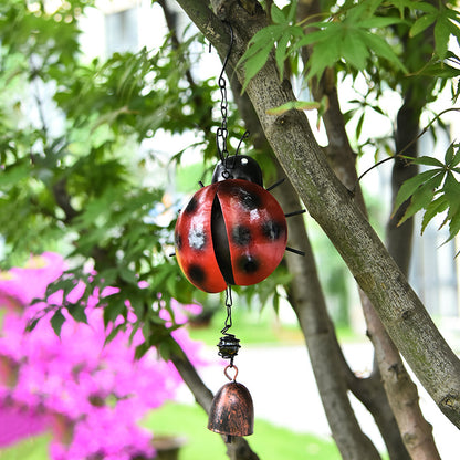 Hand-Painted Ladybug Bee Wind Chime