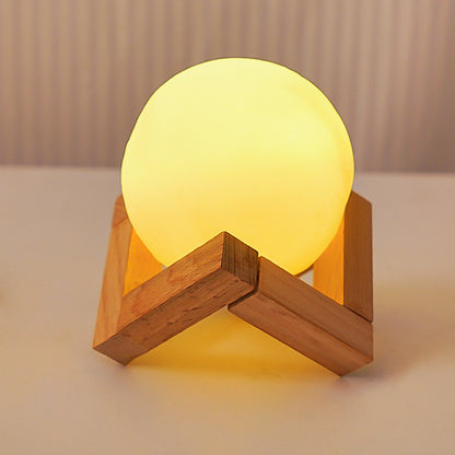 Hand-Painted Moon Lamp DIY Night Light for Bedroom Decoration
