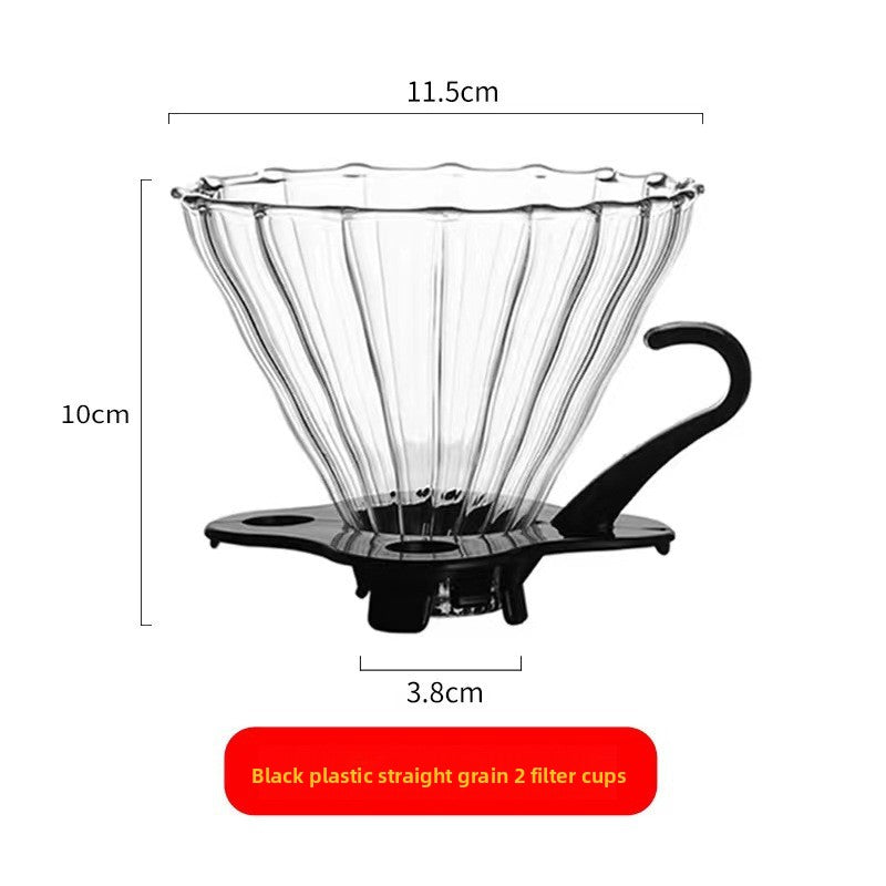 Hand-poured glass coffee pot