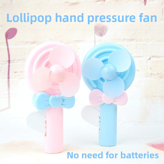 hand pressed fan