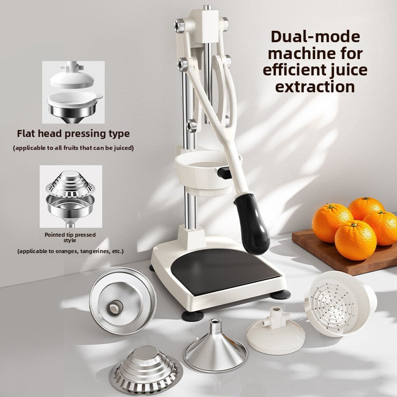 Hand-pressed fresh juice extractor