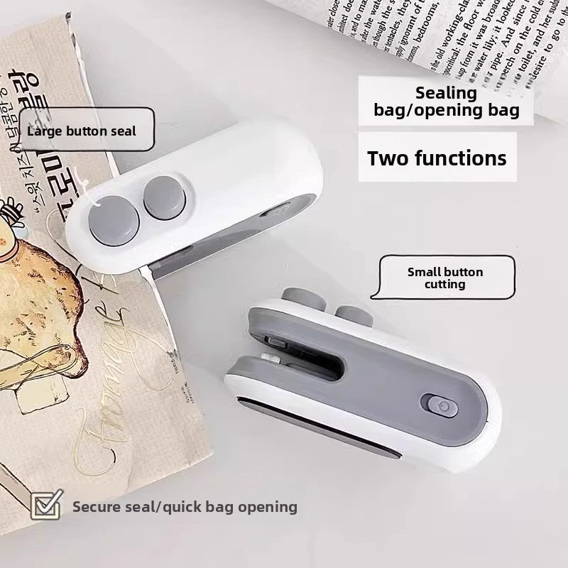 Hand pressure type food snacks plastic bag sealing machine