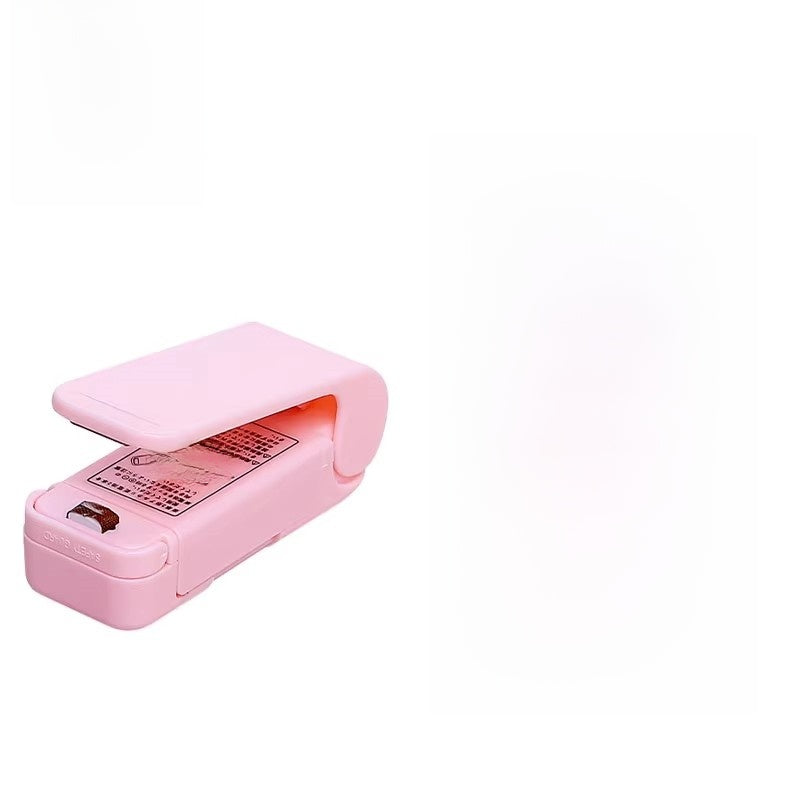 Hand pressure type food snacks plastic bag sealing machine
