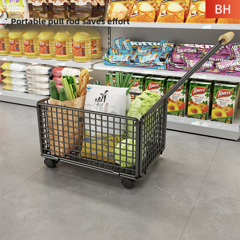 Hand-pulled trolley